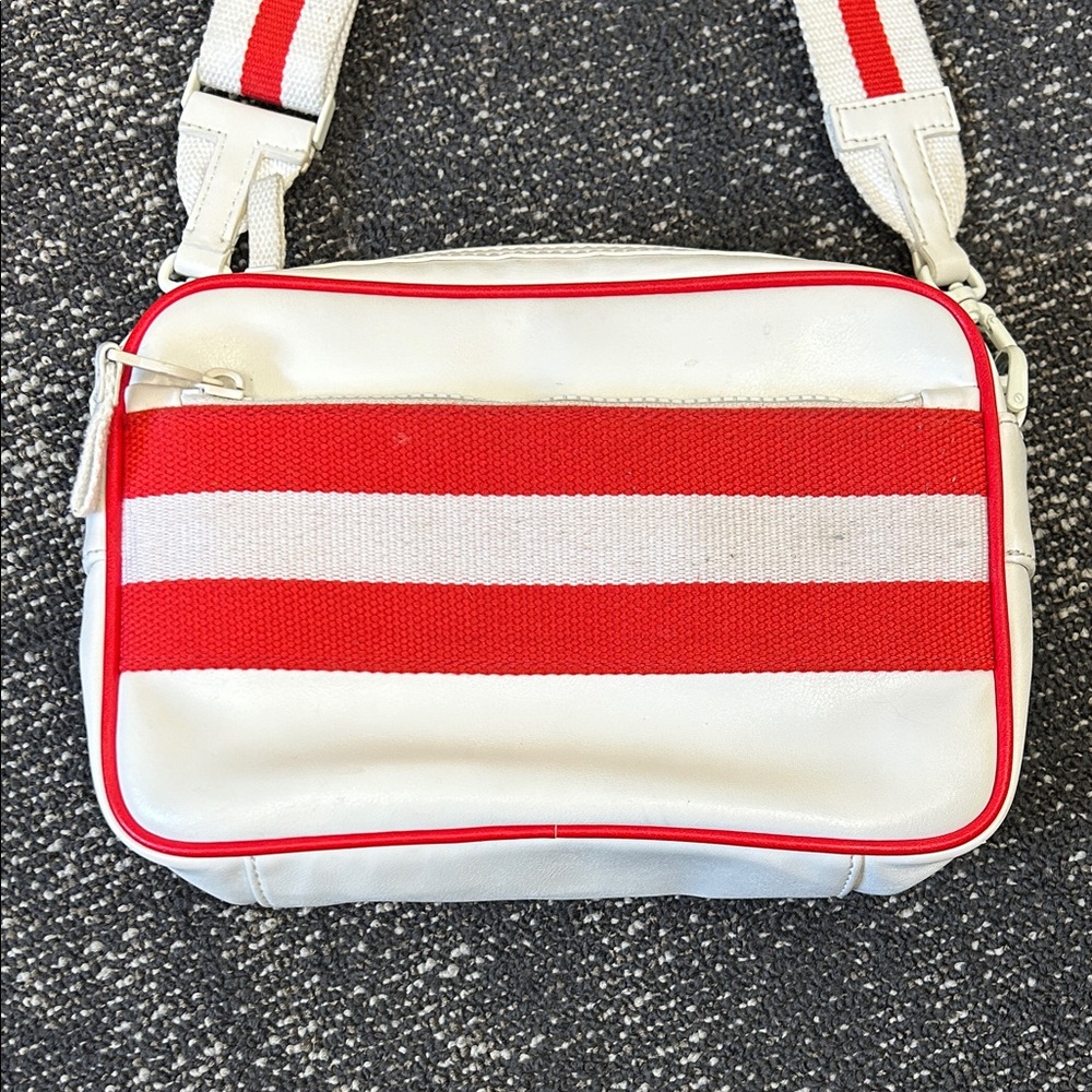 Tory Burch White and Red Crossbody Bag by Tory Sport